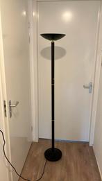 Dimbare Halogeen Staande Lamp Zwart Goud, Ophalen, Gebruikt, 150 tot 200 cm