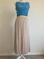 Nieuwe Eesqualo maxi plissé rok, mt s. Ongedragen., Kleding | Dames, Beige, Nieuw, Ophalen of Verzenden, Maat 36 (S)