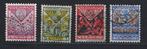 NEDERLAND 208 - 211 kinderzegels jaren 1927 t/m 1940 10% CW, Verzenden, T/m 1940, Gestempeld