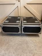 2x Rack flightcase 19” inch 5HE op zwenkwielen, Muziek en Instrumenten, Behuizingen en Koffers, Ophalen of Verzenden