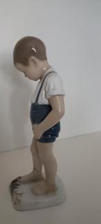 Bing en Grondahl jongen met krab (gerepareerd), Ophalen of Verzenden