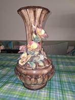 Italiaanse Vintage Vaas met Bloemen, Ophalen of Verzenden