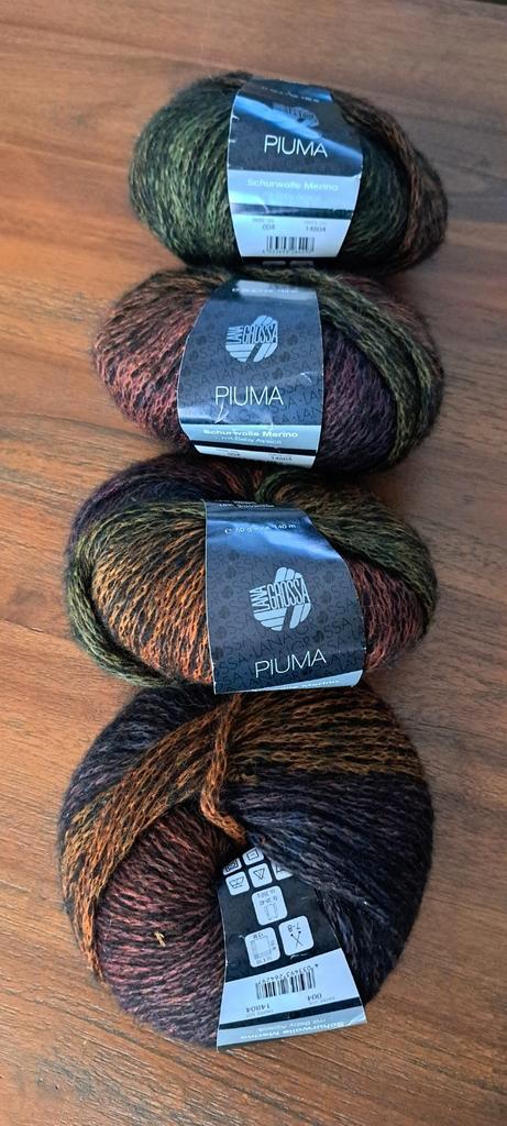 Lana Grossa Piuma - 4 Bollen Verloopgaren, Hobby en Vrije tijd, Breien en Haken, Nieuw, Breien of Haken, Wol of Garen, Ophalen of Verzenden