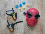 Spiderman masker en web shooters, Kinderen en Baby's, Speelgoed | Actiefiguren, Ophalen of Verzenden, Zo goed als nieuw