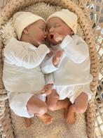 Reborn  baby Tweeling Twin a &  b, Verzamelen, Ophalen, Nieuw, Babypop, Levensecht of Reborn