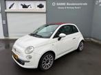 Fiat 500 1.4 16V C 2009 Wit Cabriolet AIRCO, Zwart, 4 cilinders, Wit, USB