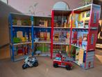 Kidcraft Houten Brandweerkazerne / Politiebureau, Ophalen, Zo goed als nieuw, Poppenhuis