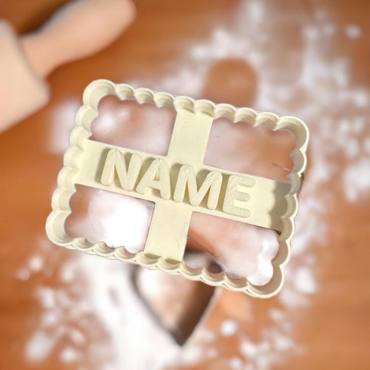 Koekjesvorm met naam, Hobby en Vrije tijd, Taarten en Cupcakes maken, Nieuw, Bakvorm, Taarten of Cupcakes, Verzenden