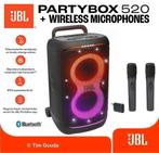 ✅ JBL Partybox 520 + Wireless Microfoon set - NIEUW, Audio, Tv en Foto, Luidsprekers, JBL, Overige typen, Nieuw, Ophalen of Verzenden