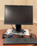 HP 22” LCD monitor, inclusief toetsenbord en muis., Ophalen, Zo goed als nieuw, Full HD, 60 Hz of minder