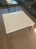 Salontafel met rvs onderstel, Ophalen, Gebruikt, 50 tot 100 cm, 50 tot 100 cm