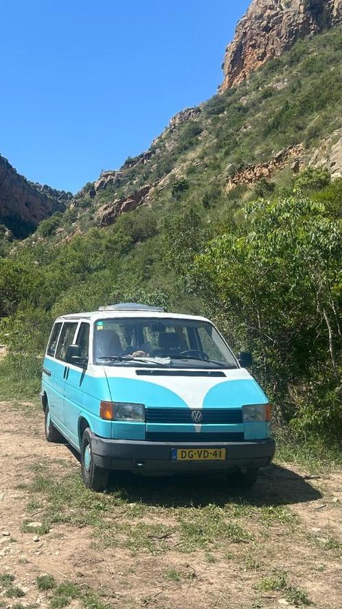 Volkswagen Kampeerauto 1992 Blauw-Wit, Auto's, Volkswagen, Particulier, Transporter, LPG, Overige carrosserieën, Handgeschakeld