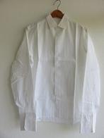 King Shirts wit katoenen Smoking overhemd maat 38 - 5, Halswijdte 38 (S) of kleiner, Wit, Ophalen of Verzenden, King