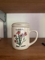 Vintage Theemok met Filter en Deksel, Ophalen of Verzenden