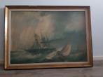 Schilderij met zeilschepen erop, Ophalen