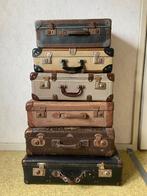 Vintage Koffers - Set van Oude Reiskoffers, Ophalen