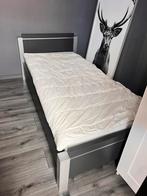 Bed 90x200 met matras, Overige materialen, Gebruikt, 90 cm, Eenpersoons