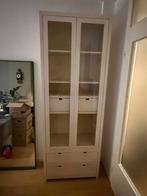 Houten Servieskast Wit - Aannemelijk Bod!, Ophalen, Gebruikt, 200 cm of meer, 50 tot 100 cm