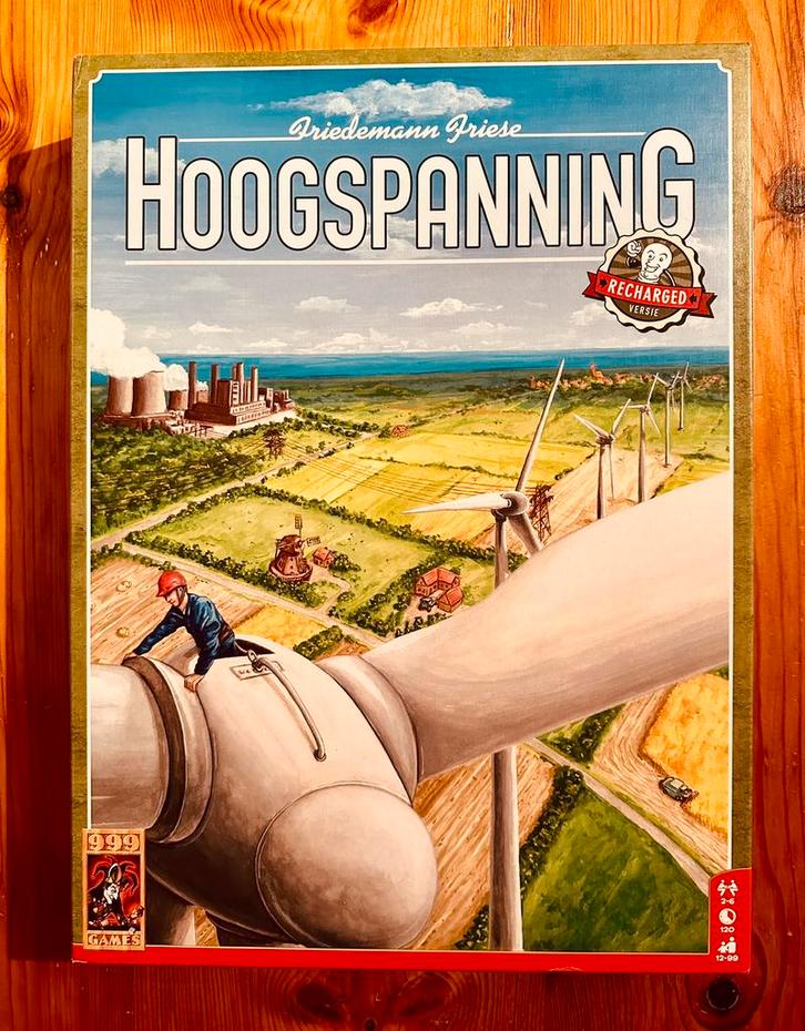 Hoogspanning (Recharge Versie/999 Games), Hobby en Vrije tijd, Gezelschapsspellen | Bordspellen, Zo goed als nieuw, Een of twee spelers