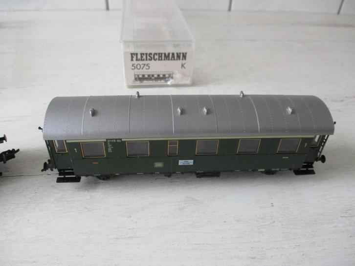 Fleischmann Personen Rijtuig DB no 5075 K, Hobby en Vrije tijd, Modeltreinen | H0, Zo goed als nieuw, Wagon, Gelijkstroom, Fleischmann