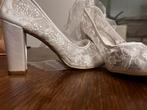 Bruidsschoenen, Pumps, Wit, Ophalen of Verzenden, Zo goed als nieuw