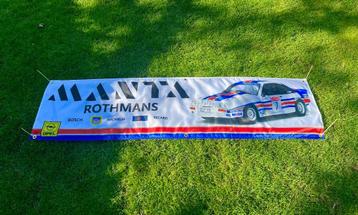 MANTA ROTHMANS BANNER 45X180 MET BEVESTIGGINGS OGEN beschikbaar voor biedingen