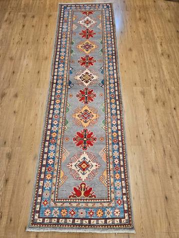 Handgeknoopt oosters tapijt loper kazak 296x85 beschikbaar voor biedingen