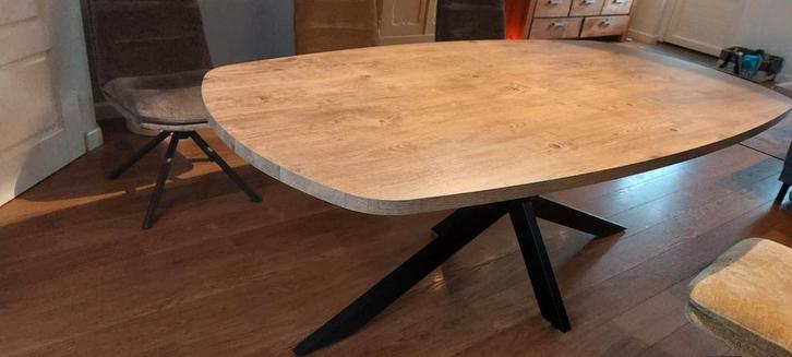 Eetkamertafel Pavarotti H&H 210x108cm, Huis en Inrichting, Tafels | Eettafels, Zo goed als nieuw, 100 tot 150 cm, 200 cm of meer