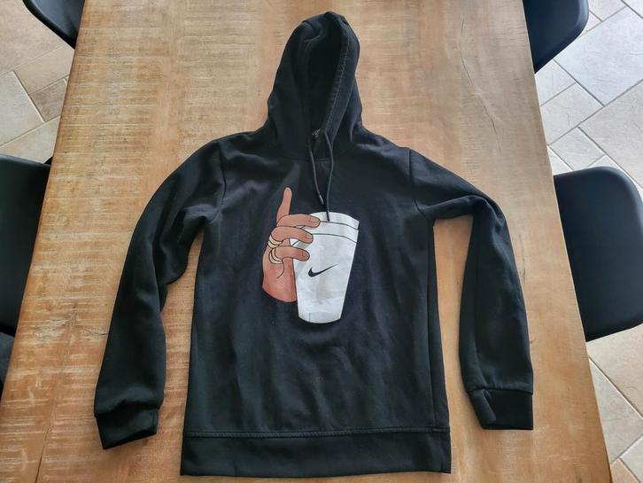 Nike | trui | hoodie | zgan | maat S, Kleding | Heren, Truien en Vesten, Zo goed als nieuw, Maat 46 (S) of kleiner, Zwart, Ophalen of Verzenden