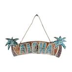 Handgemaakt "Aloha" Houten Bord uit Indonesië – 45x14 cm, Ophalen of Verzenden, Nieuw