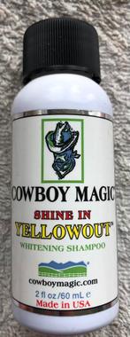 Cowboy Magic Shine In Yellow Out Shampoo 60 ml, Dieren en Toebehoren, Ophalen of Verzenden, Nieuw
