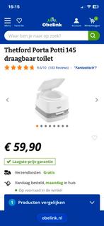 Thetford Porta Potti 145 draagbaar toilet, Caravans en Kamperen, Ophalen of Verzenden, Zo goed als nieuw