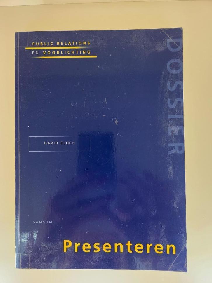 Presenteren - Als nieuw, Geplastificeerd, Boeken, Studieboeken en Cursussen, Zo goed als nieuw, Niet van toepassing, Ophalen of Verzenden