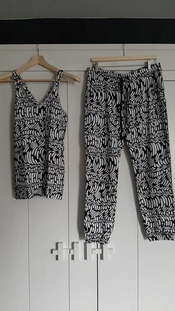 10DAYS jogger en wrapper zwart/wit  beschikbaar voor biedingen