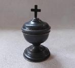 ZILVER - ZILVEREN PYXIS , VERGULD v. BINNEN ; 1e GEH. FRANS, Verzenden