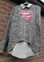 Leuke blouse/trui met leuke achterkant. maat 158-164, Ophalen of Verzenden, Gebruikt, Meisje, Trui of Vest