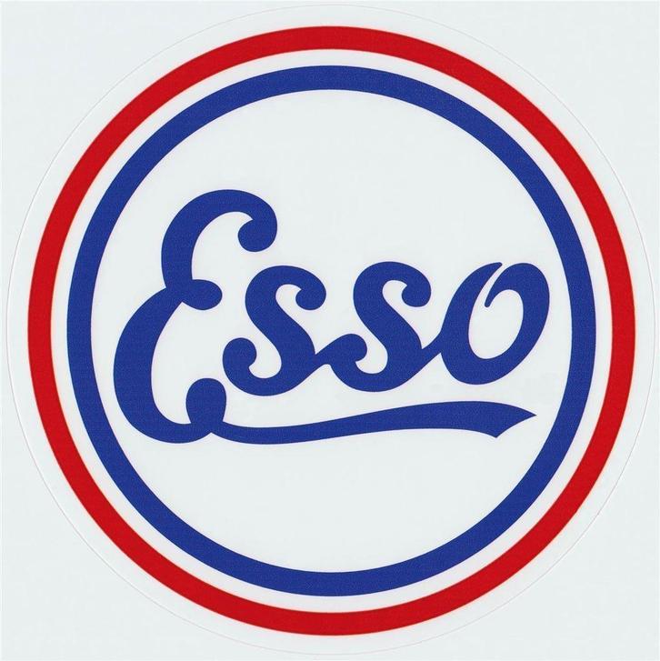 Esso sticker #1, Motoren, Accessoires | Stickers, Ophalen of Verzenden