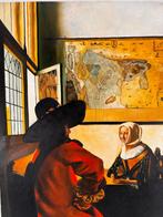 Soldaat en Lachend Meisje - Vermeer - Handgemaakt, Ophalen of Verzenden