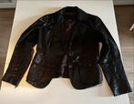 The Barn leren jasje - Maat 36, Kleding | Dames, Bruin, Ophalen of Verzenden, Zo goed als nieuw, Jasje