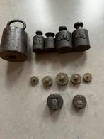 Antieke gewichten zie omschrijving, Antiek en Kunst, Antiek | Gereedschap en Instrumenten, Ophalen of Verzenden