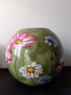 Handbeschilderde bolvaas van Rixsa-Art, Ophalen of Verzenden, Nieuw, Overige kleuren, Minder dan 50 cm