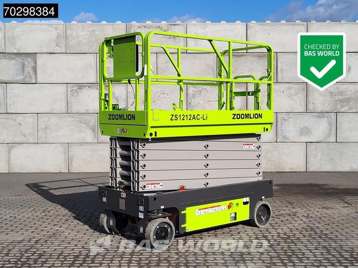 Zoomlion ZS1212AC-Li 12 M - Fabrieksgarantie - CE-Gecertific, Zakelijke goederen, Machines en Bouw | Liften, Steigers en Ladders
