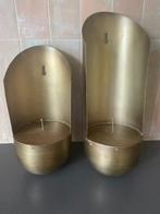 Wandkandelaar Muurkandelaar Goud, Huis en Inrichting, Woonaccessoires | Kandelaars en Kaarsen, 25 tot 50 cm, Nieuw, Ophalen of Verzenden