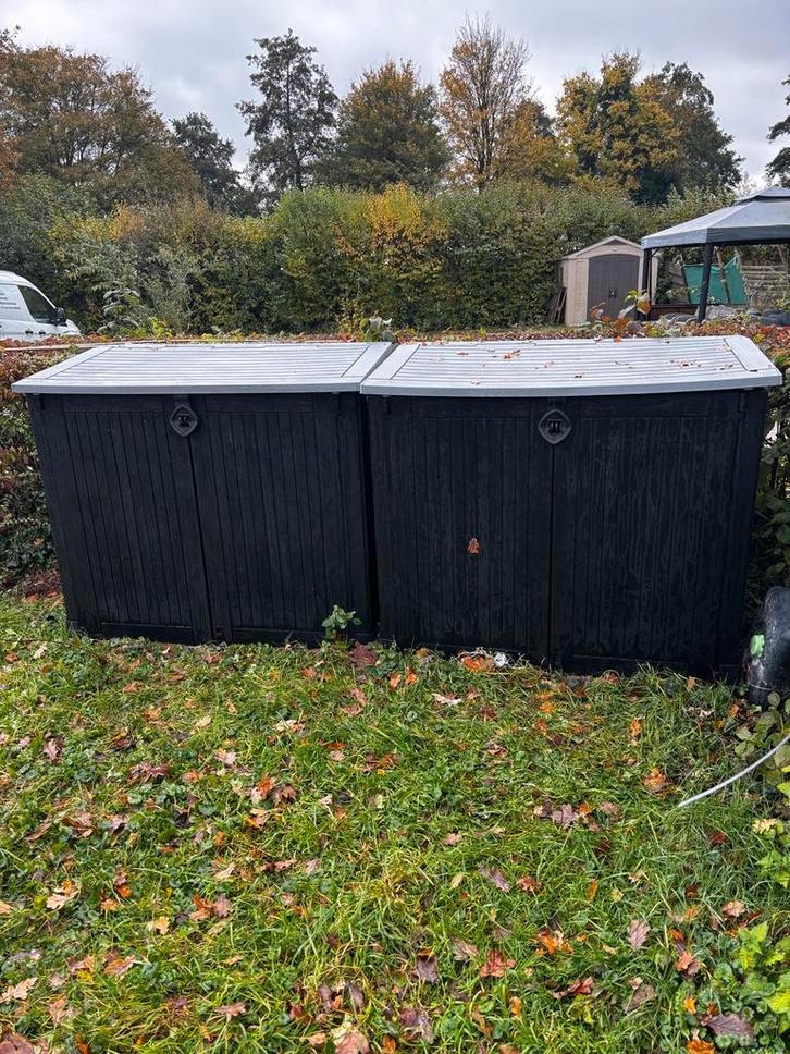 2x Keter Store It Out Midi - Zevenhuizen, Tuin en Terras, Bergingen en Tuinkasten, Zo goed als nieuw, Containerberging, Kunststof