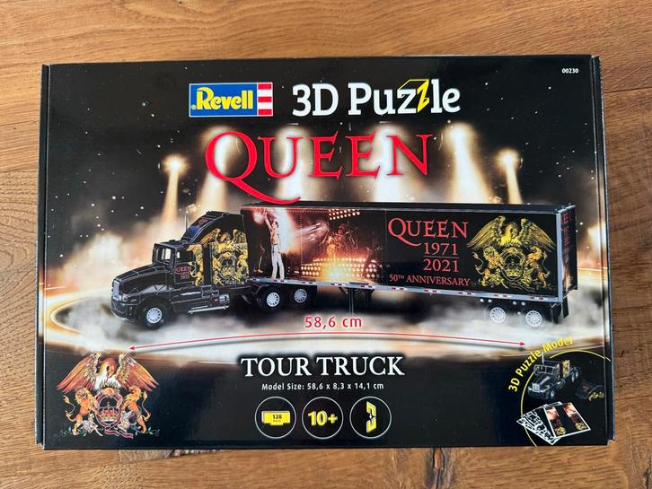Revell Queen Tour Truck 3D Puzzel - Nieuw!, Hobby en Vrije tijd, Modelbouw | Auto's en Voertuigen, Nieuw, Truck, Groter dan 1:32