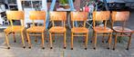 Thonet stoelen met beschermers, Huis en Inrichting, Stoelen, Ophalen, Gebruikt, Bruin, Vintage