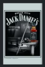 Jack Daniels pool hal fles reclame spiegel wand decoratie