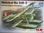 ICM 1/72 Heinkel He 5IB-2 72192, Hobby en Vrije tijd, Overige merken, 1:72 tot 1:144, Nieuw, Ophalen of Verzenden