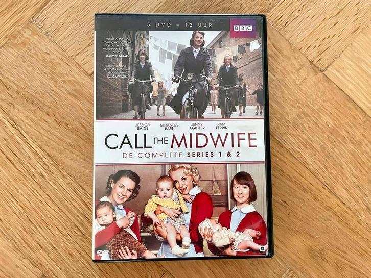 Call The Midwife - Serie 1 en 2 op DVD (krasvrij, met NL), Cd's en Dvd's, Dvd's | Tv en Series, Zo goed als nieuw, Drama, Boxset