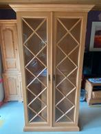 Massieve grenen vitrine van Chalet Moebel,, Huis en Inrichting, Kasten | Vitrinekasten, Ophalen, Met plank(en), 200 cm of meer